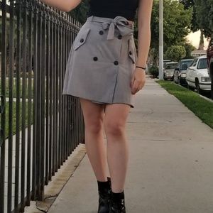 Zara Belted Grey Skirt (wore once)